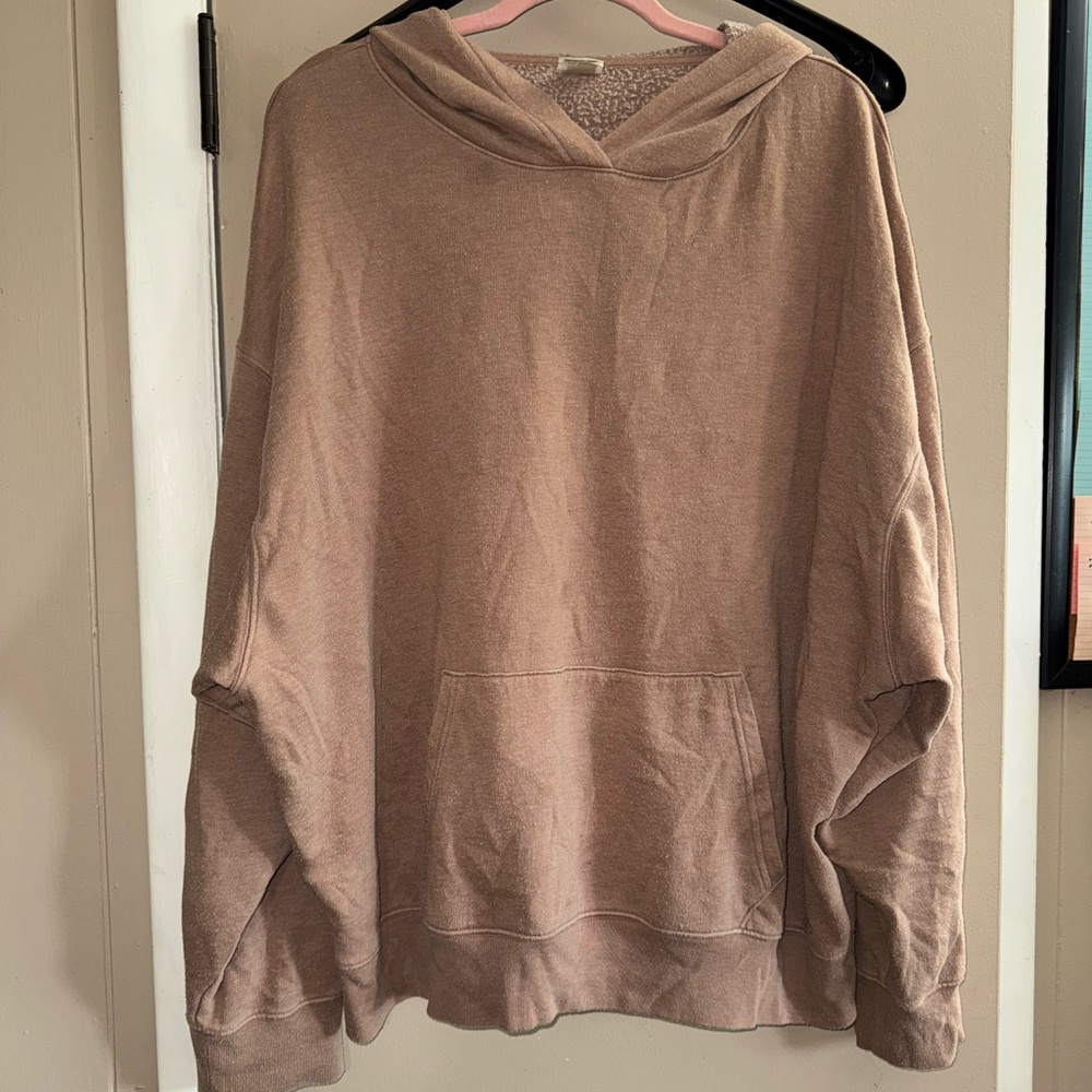 Aerie Tan Hoodie Sweater